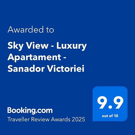 Sky View - Luxury Apartament - Sanador Victoriei Bukurešť Exteriér fotografie